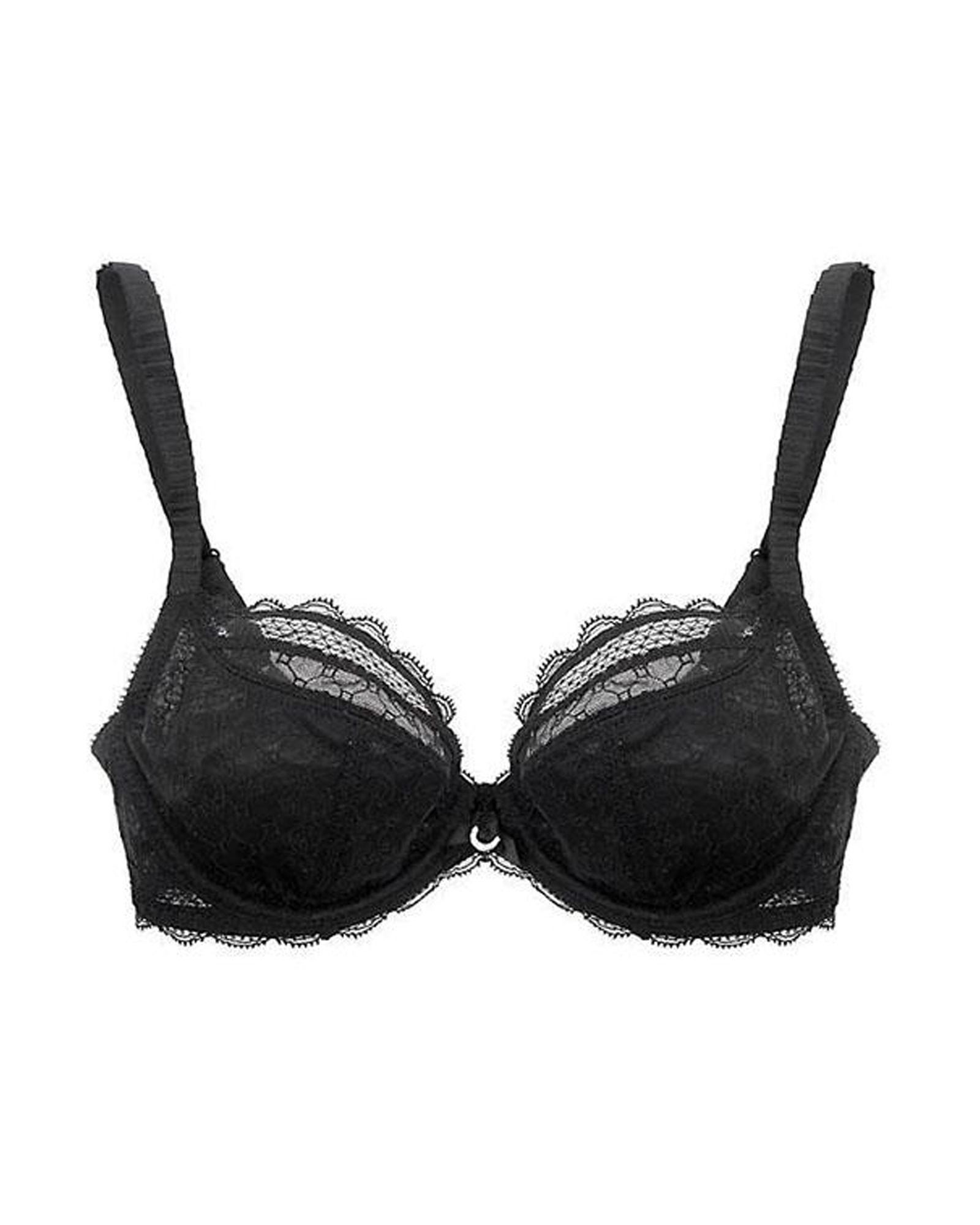 Chantelle C Chic Sexy Plunge Underwire Bra in black