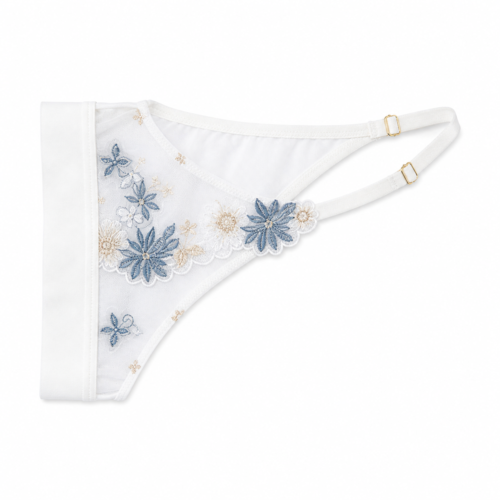 SWM-B1 - Sweet Modal Bralette in white | huit-lingerie