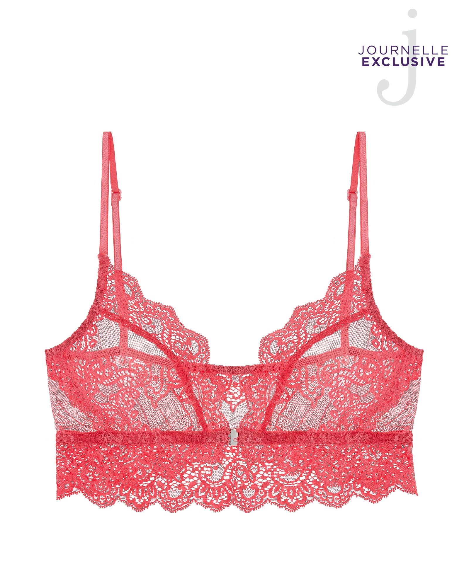 Only Hearts So Fine with Lace Bralette in orange