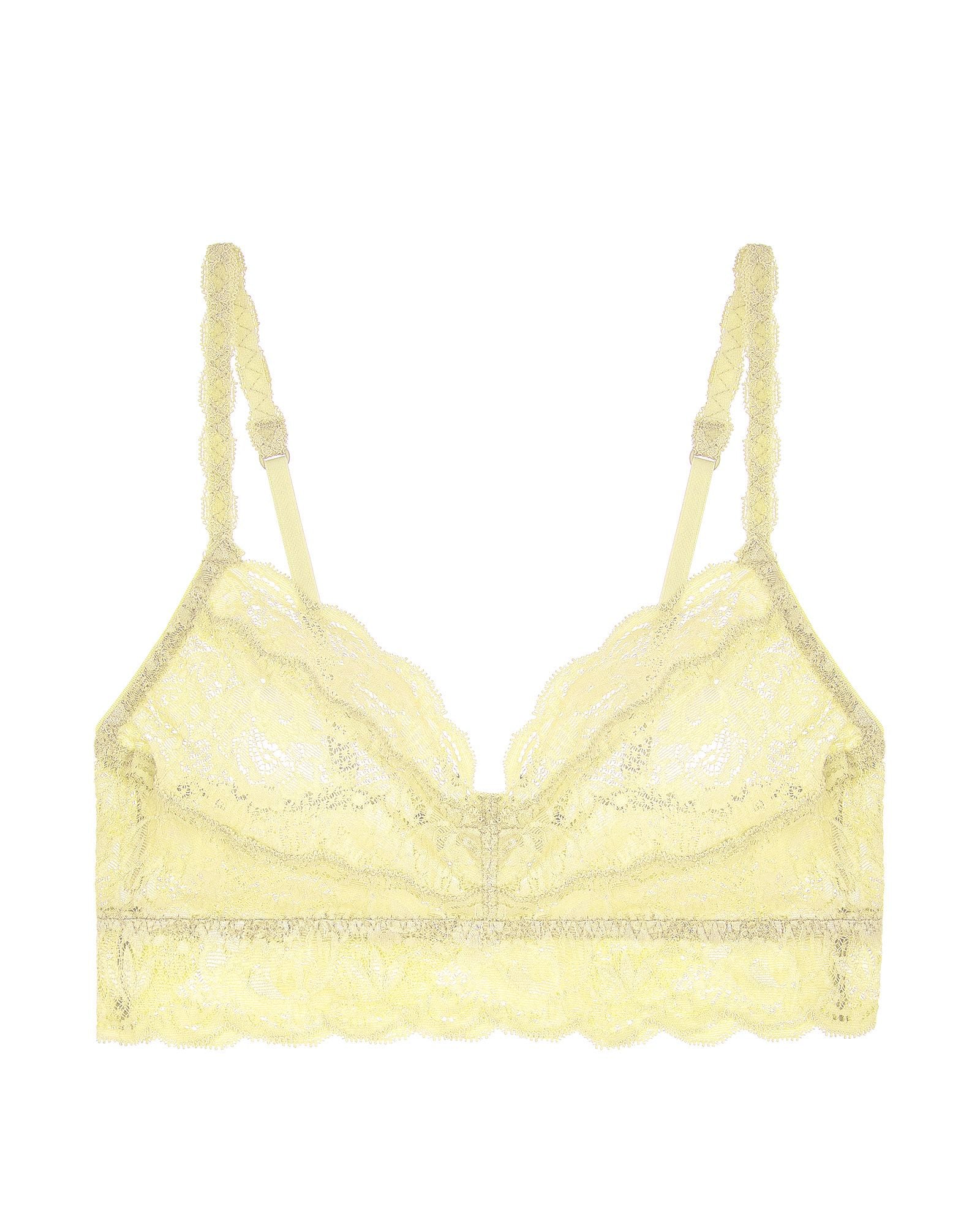 Cosabella Never Say Never Sweetie Bralette in yellow