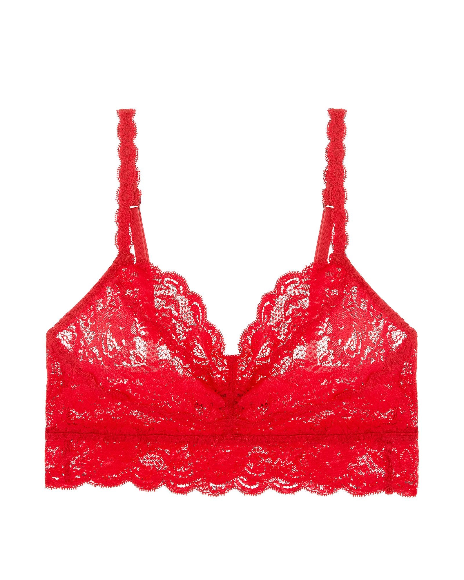 Cosabella Never Say Never Sweetie Bralette in red