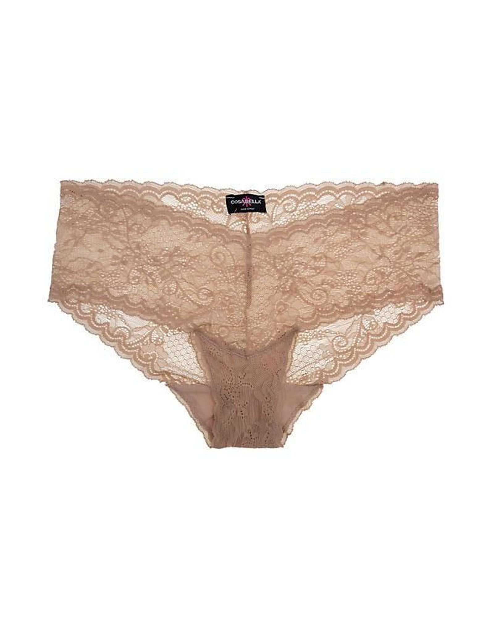 Cosabella Trenta Low-Rise Hot Pant in beige