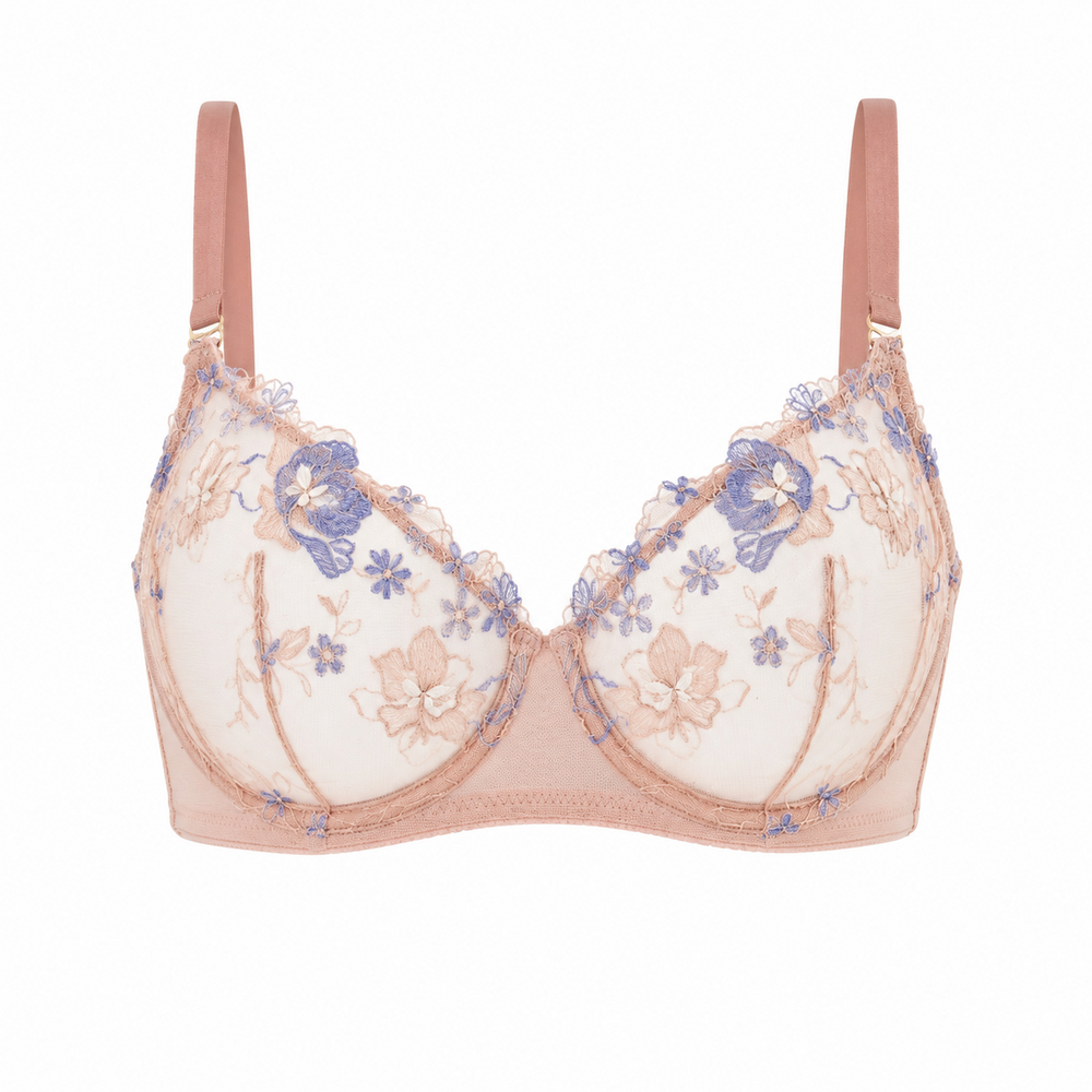 Élise Underwire in pink | huit-lingerie
