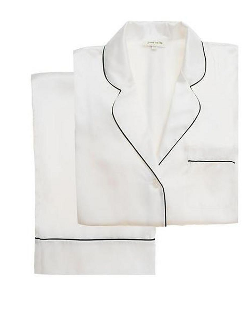 Journelle Hepburn PJ Set in white