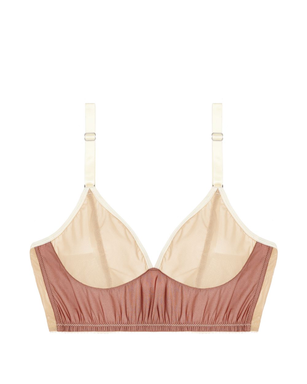 Fortnight Lingerie Luna Long Line Bra in pink