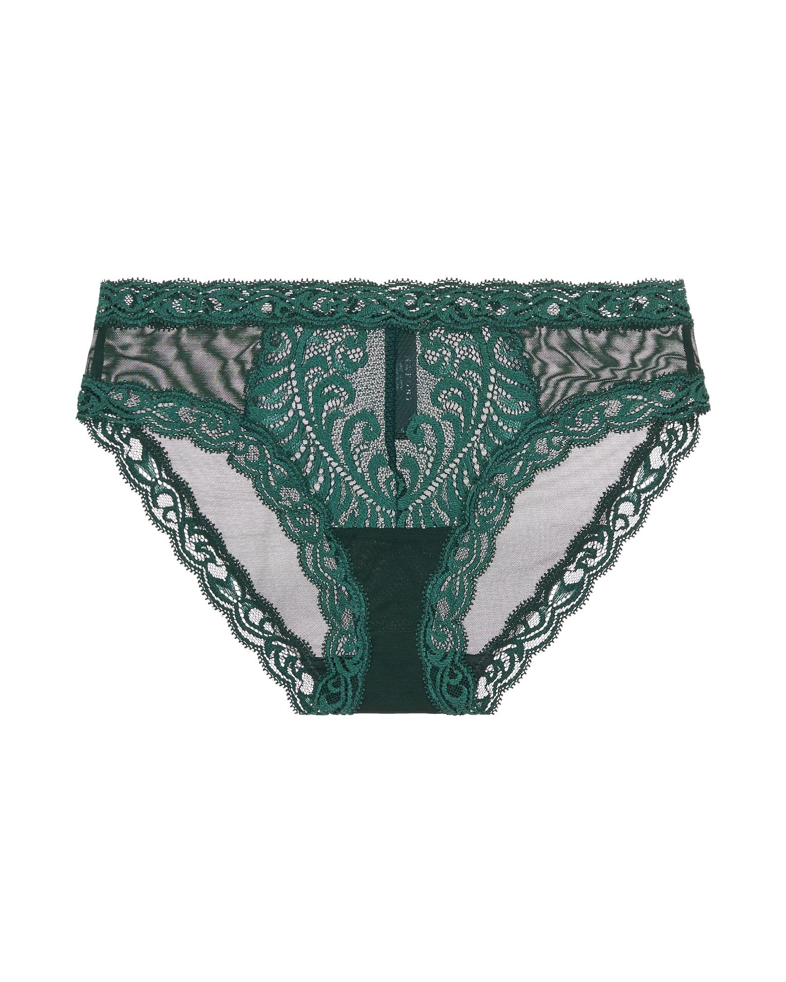 Natori Feathers Hipster in green
