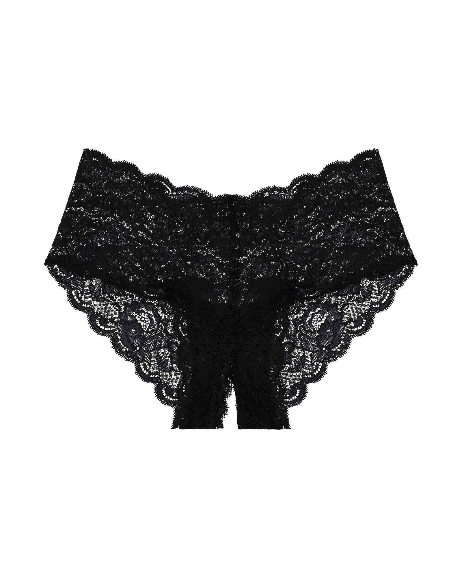Cosabella Never Say Never Naughty Low-Rise Hotpant in black