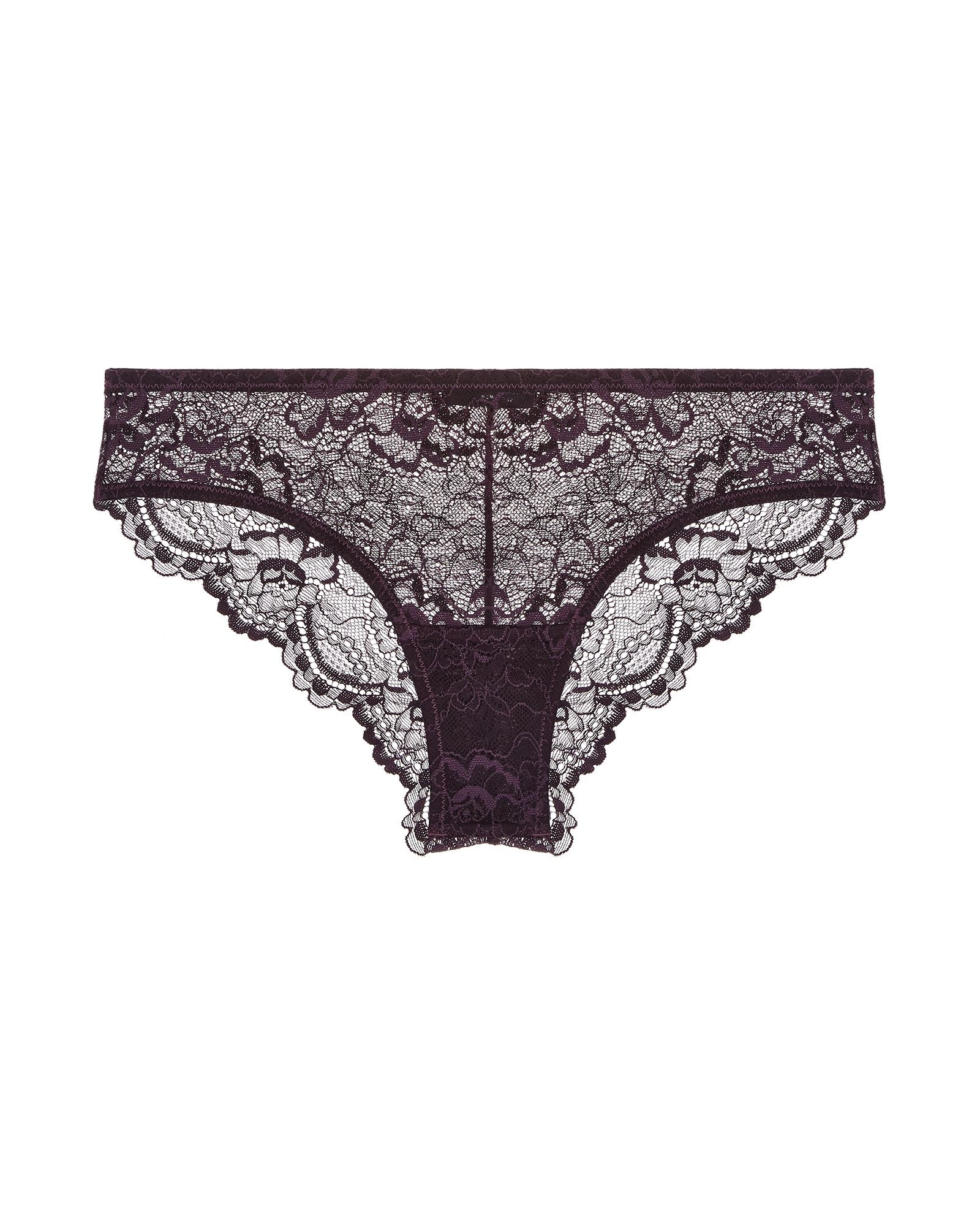 Samantha Chang All Lace Brief in purple