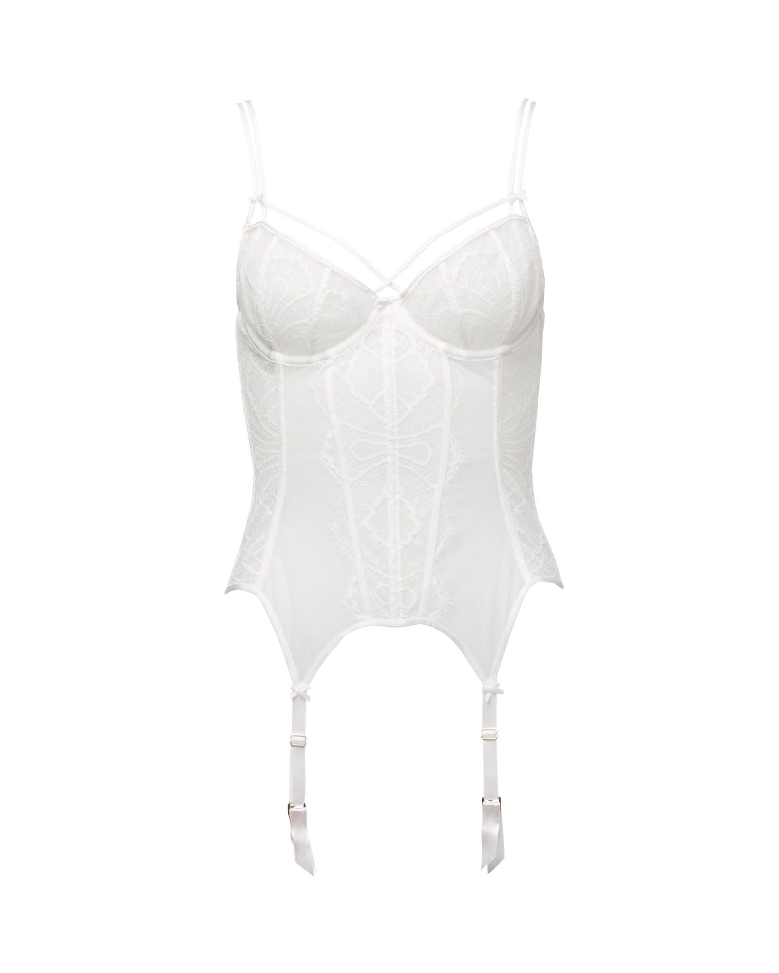 Dita Von Teese Maestra Corselette in white