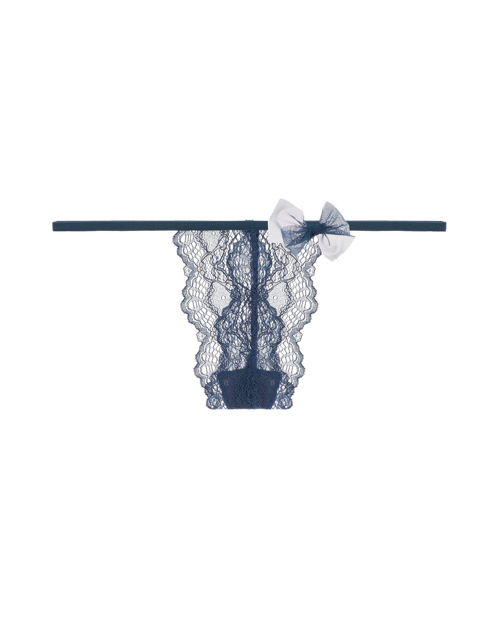 Only Hearts Whisper Sweet Nothings G-String in blue