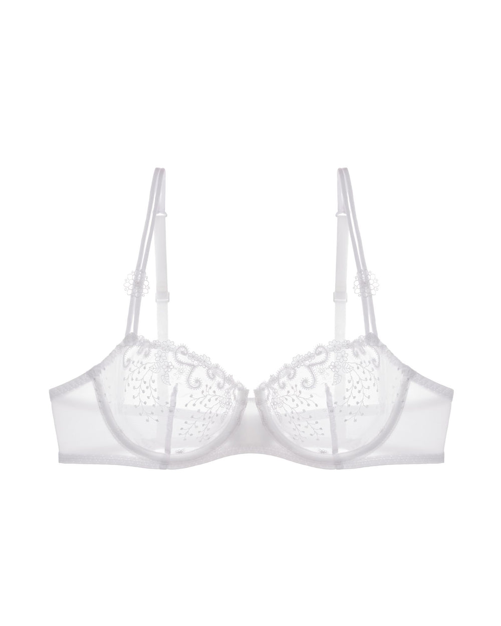 Simone Perele Delice Demi Cup Bra in white