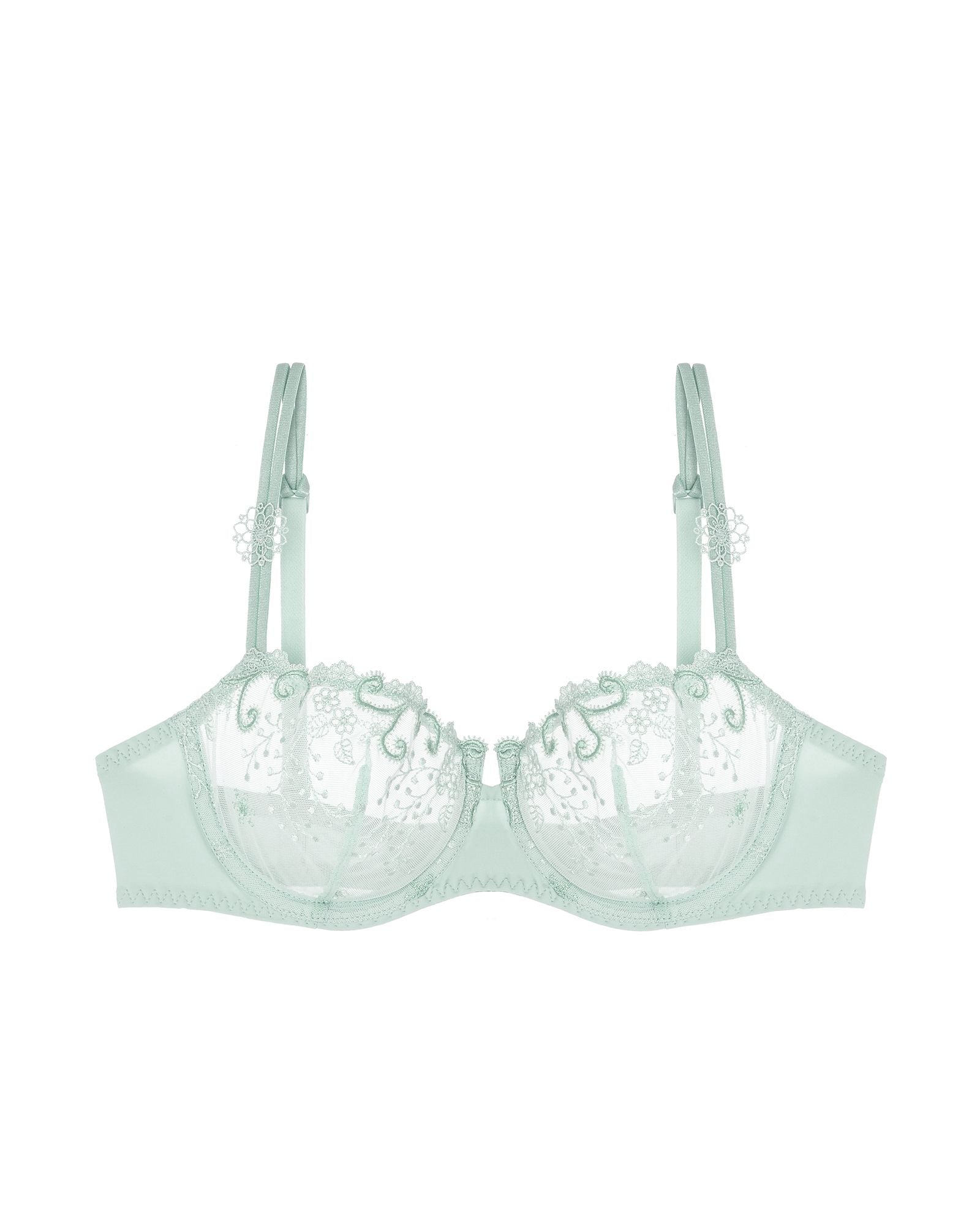Simone Perele Delice Demi Cup Bra in green