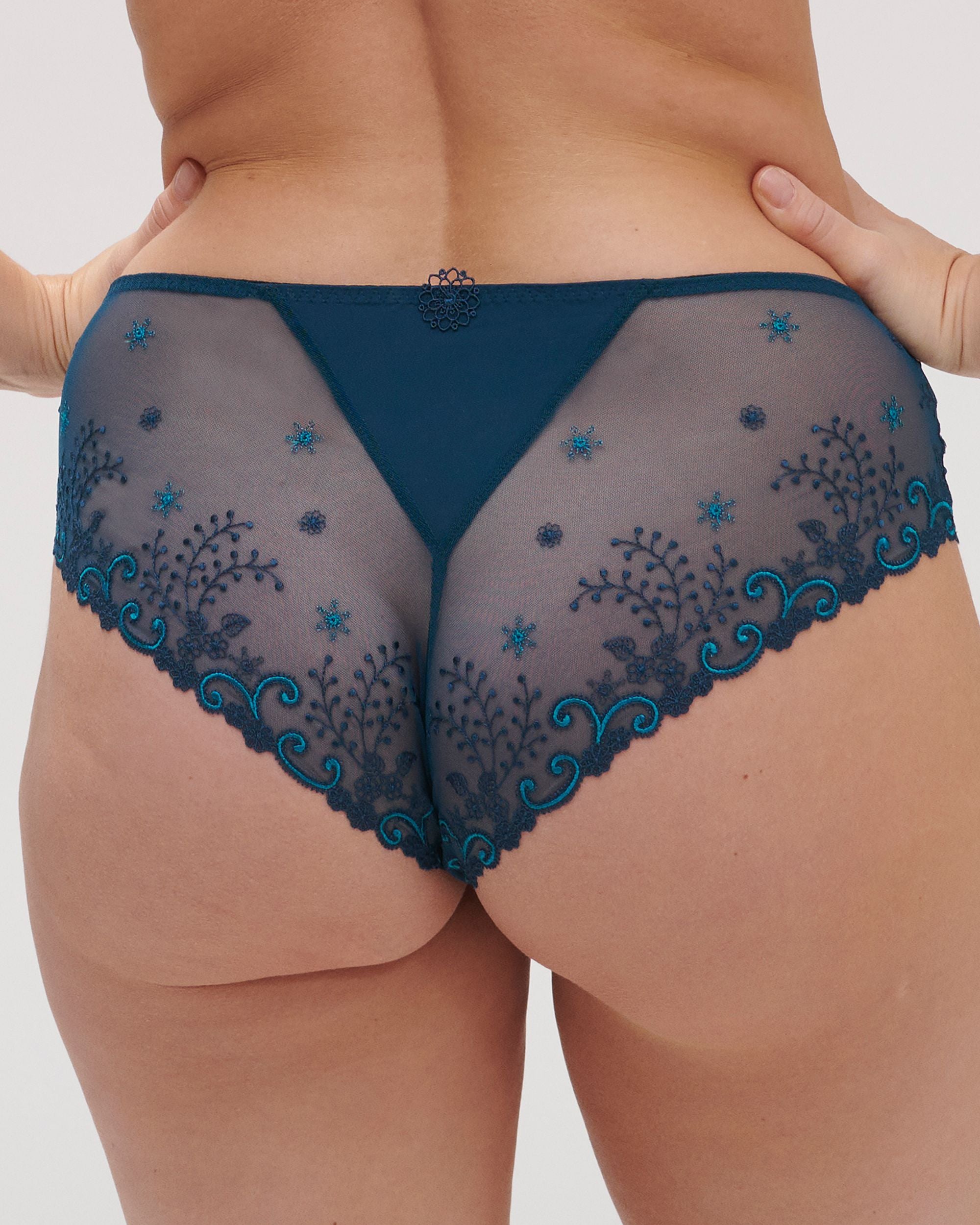 Simone Perele Delice Boyshort in blue