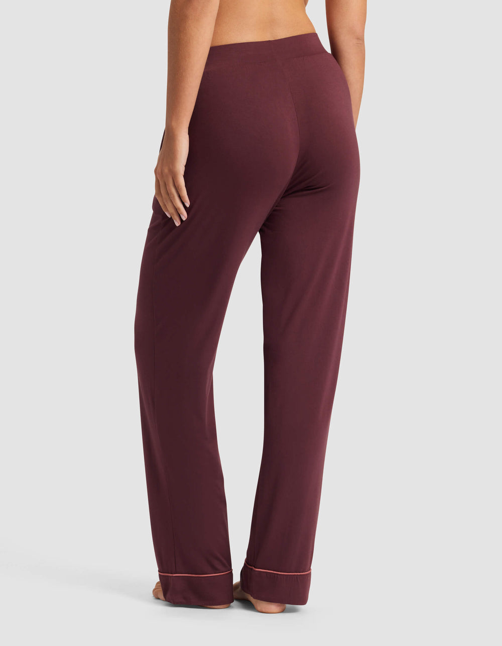 Women's Bamboo Stretch-Knit Pajama Pant (Collective) in pink | Cozy Earth