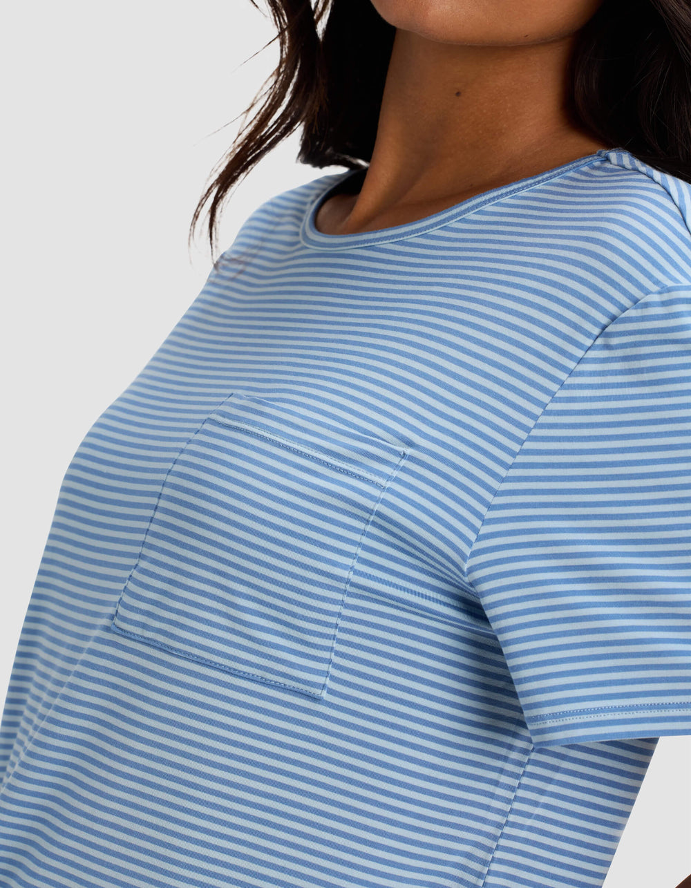 Women's Bamboo Stretch-Knit Lounge Tee & Pants Set in pink | Cozy Earth