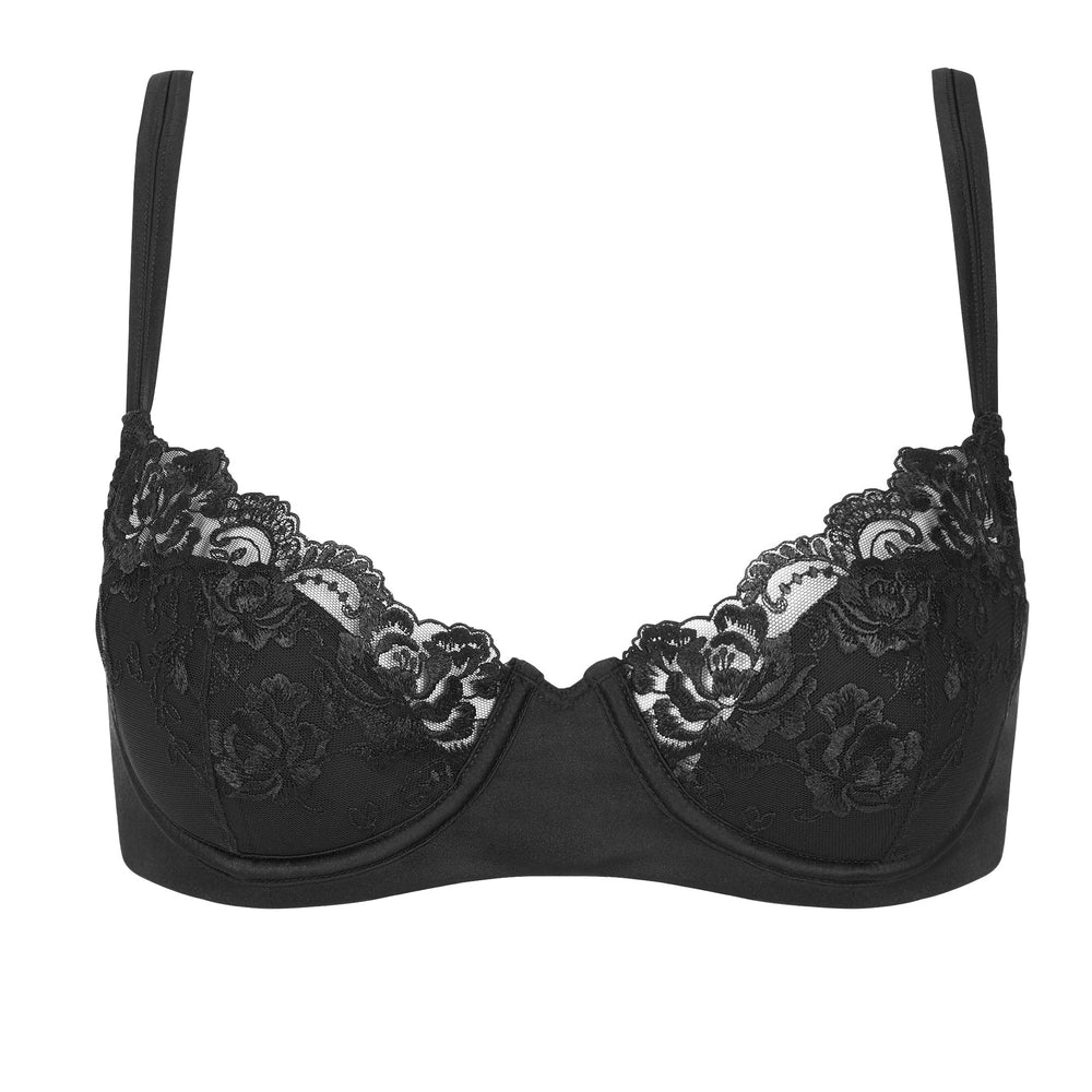 Claire de Lune Padded Underwire in black | huit-lingerie
