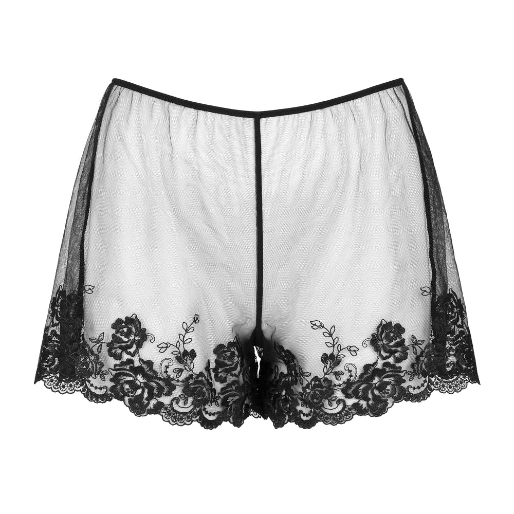 Claire de Lune Lace Shorts in black | huit-lingerie