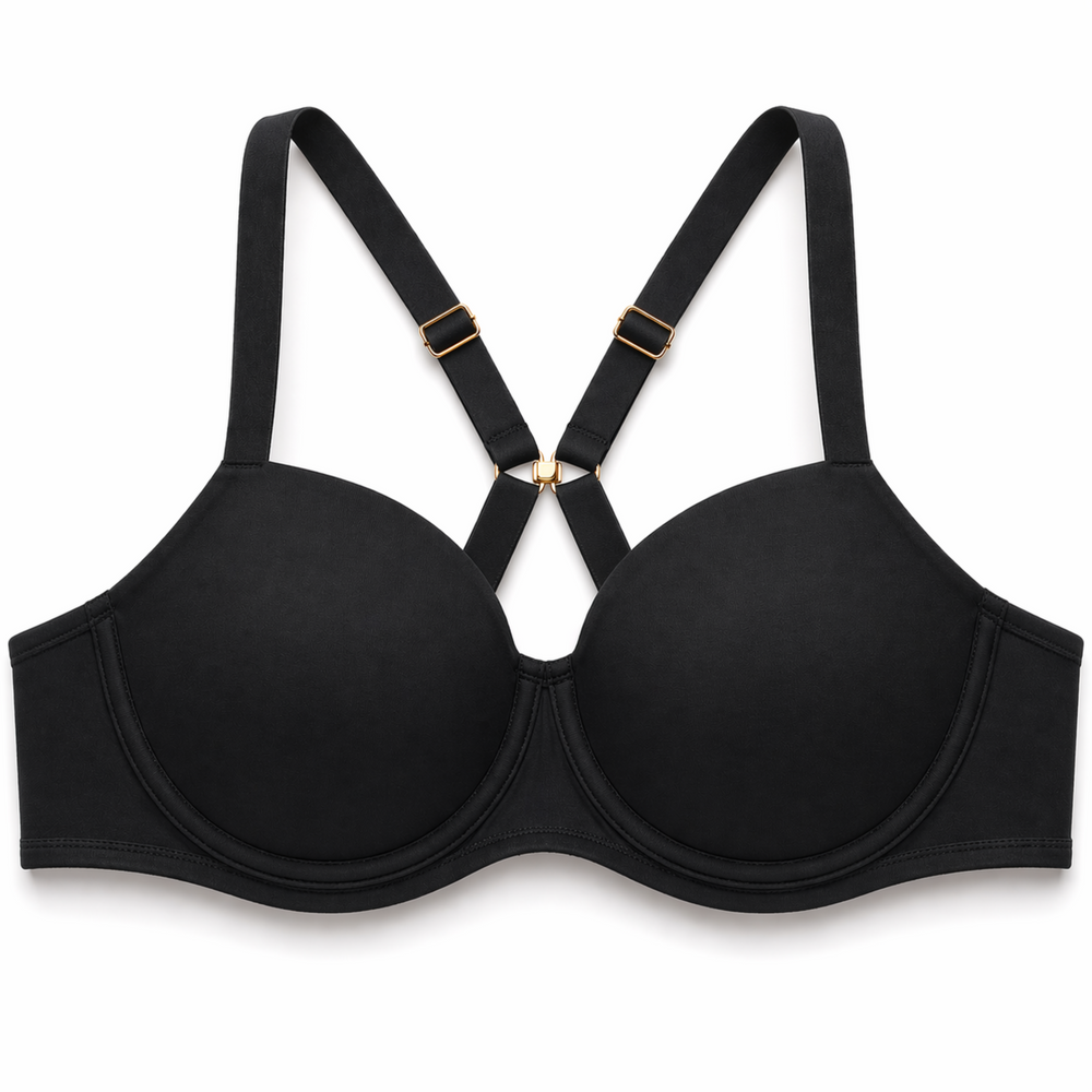 ☁️ FOS-B23- Lightweight Microfiber Spacer Bra in pink | huit-lingerie