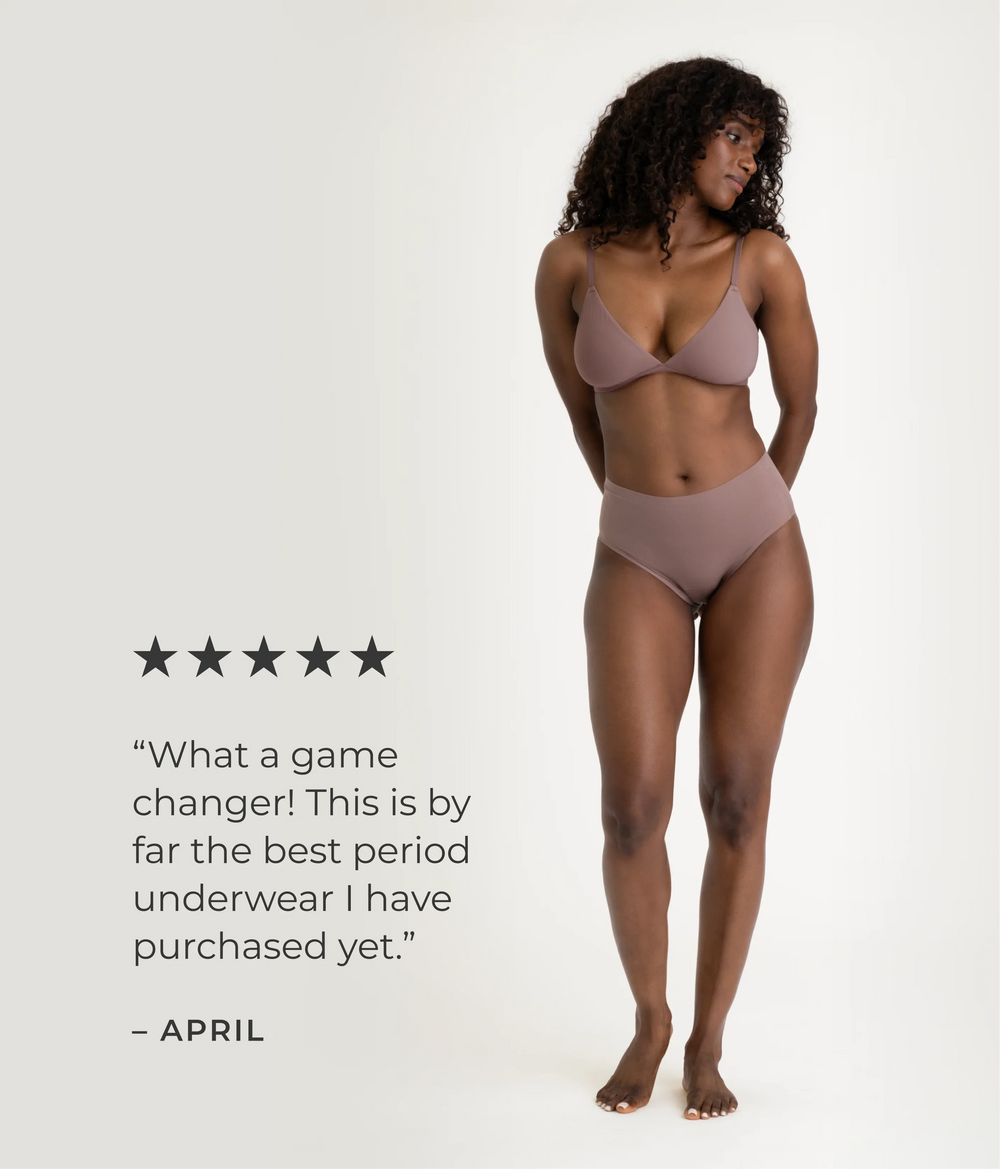 Leakproof Seamless High Waist in black | Saalt