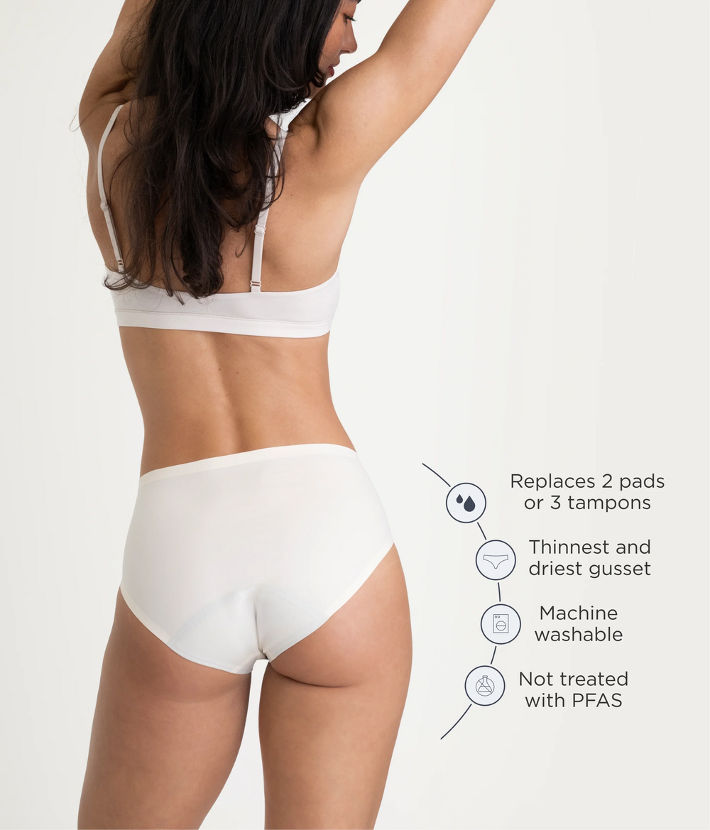Leakproof Seamless High Waist in black | Saalt
