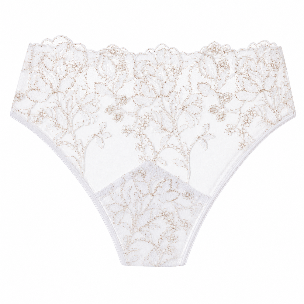 Camille Bikini in white | huit-lingerie