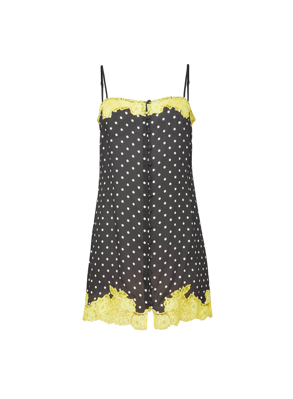 Fleur du Mal Juliet Button Slip in black