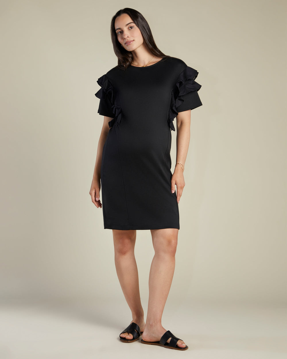 Ambition Ruffle Detail Dress