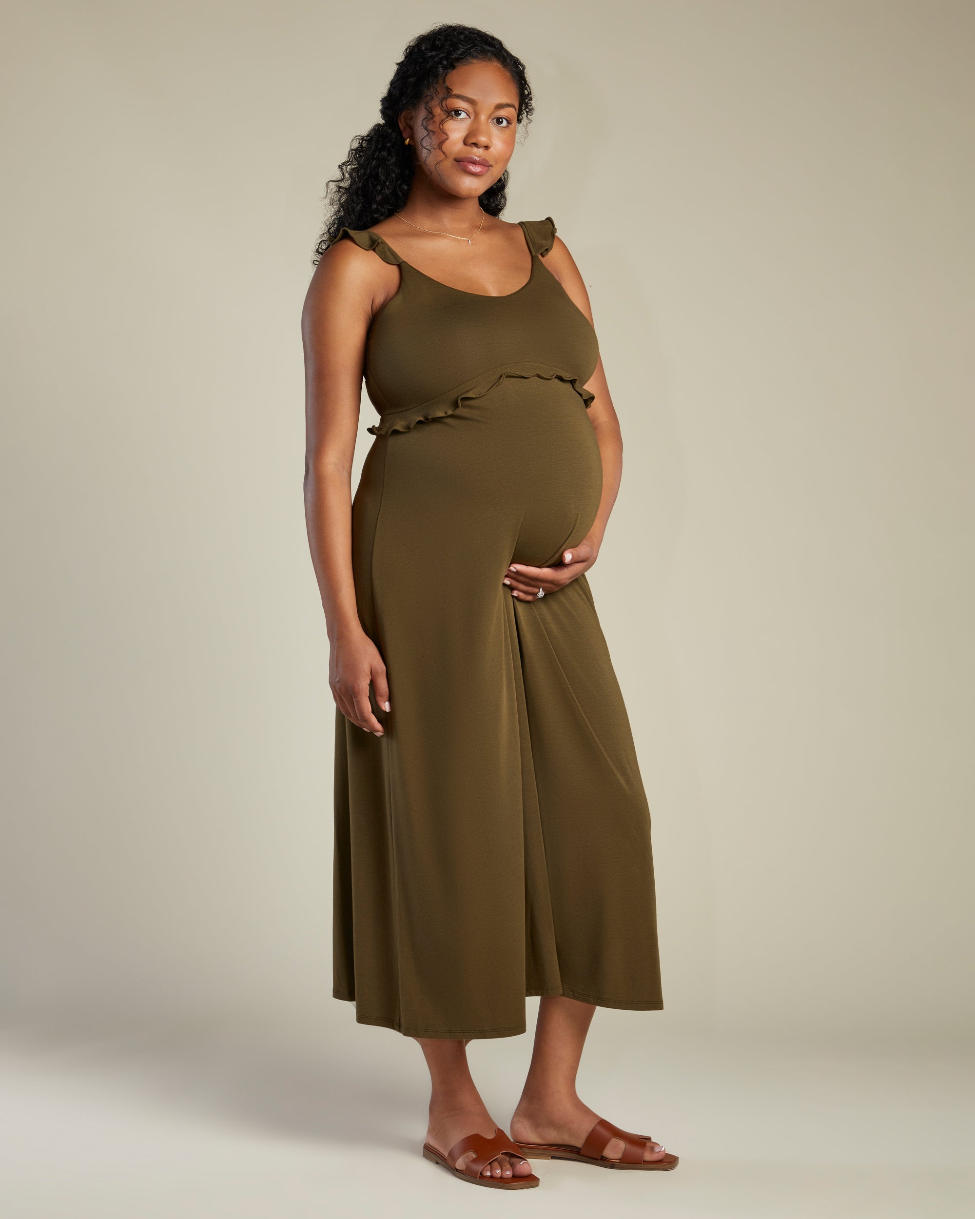 Nest Flutter Sleeve Maxi Dress