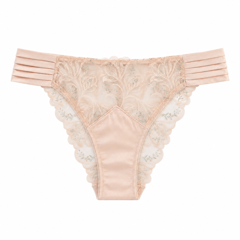 Prestige Rêve Silk Bikini in pink | huit-lingerie