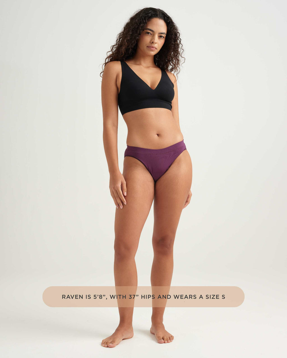 Leakproof Comfort Bikini in black | Saalt