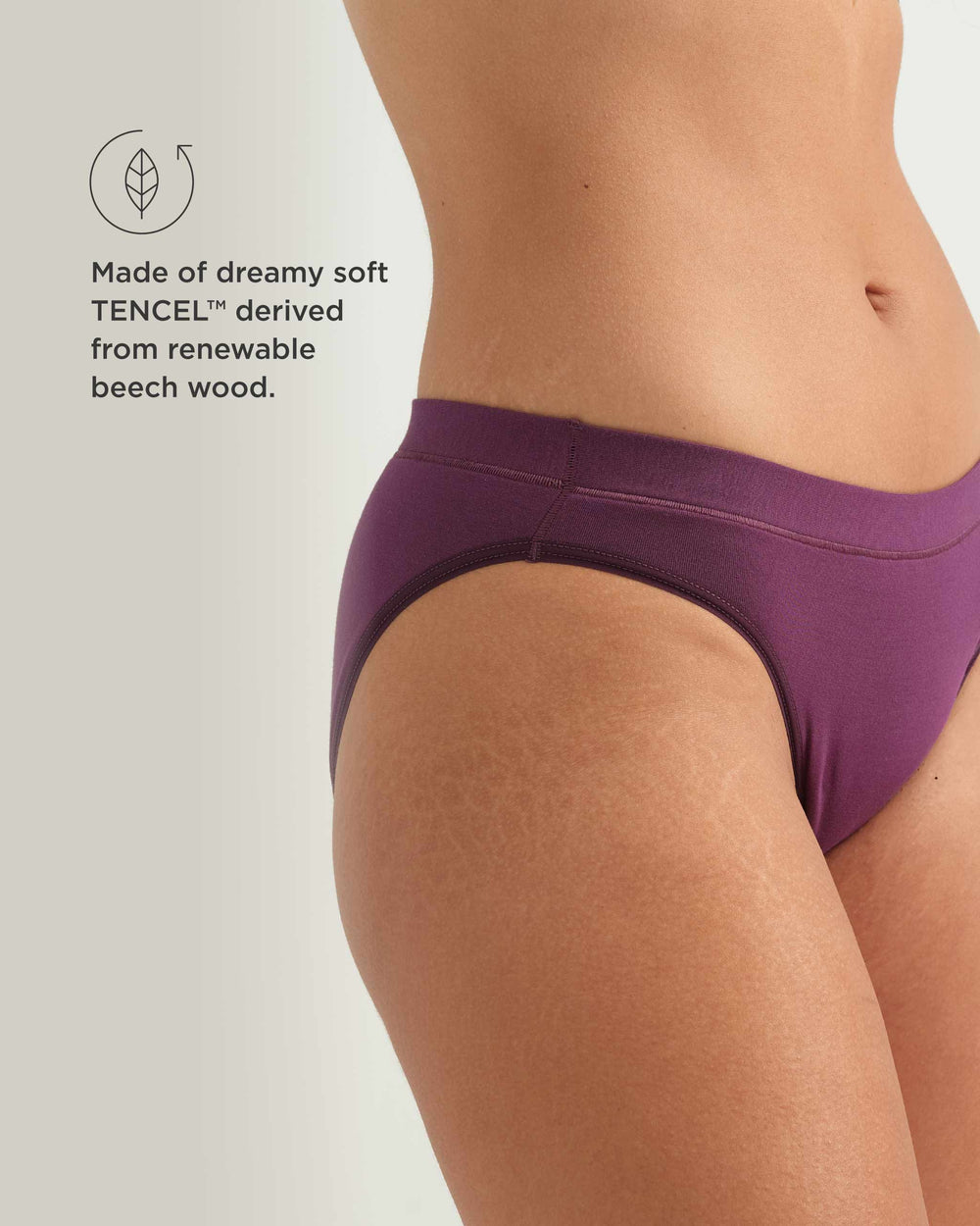 Leakproof Comfort Bikini in black | Saalt