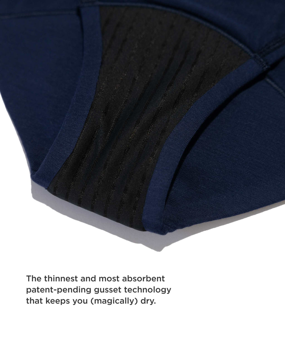 Leakproof Comfort Bikini in black | Saalt
