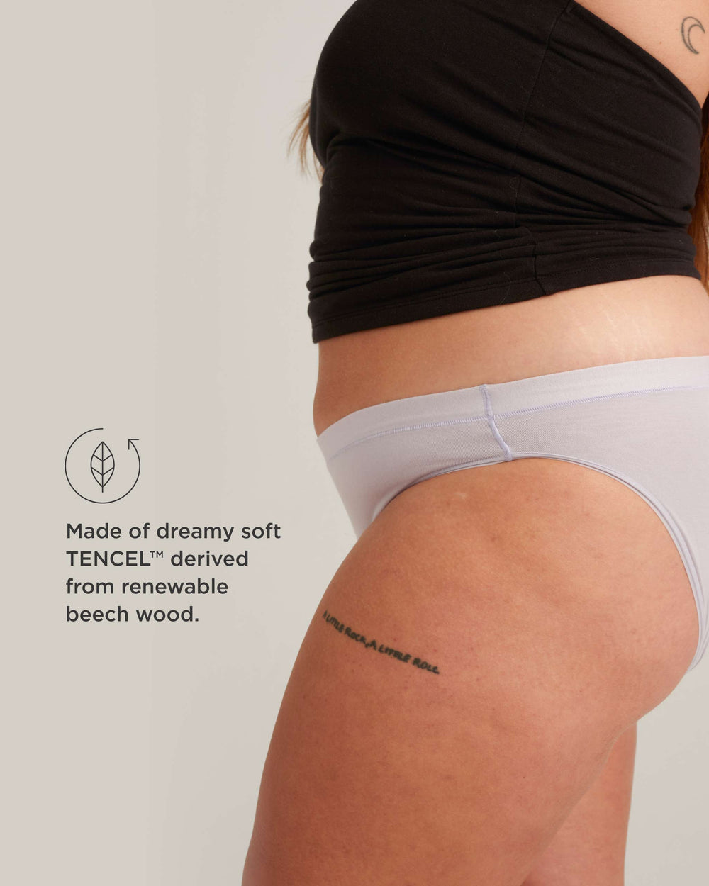 Leakproof Comfort Bikini in black | Saalt