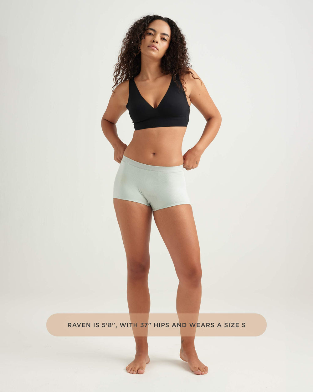 Leakproof Comfort CloudShort in black | Saalt