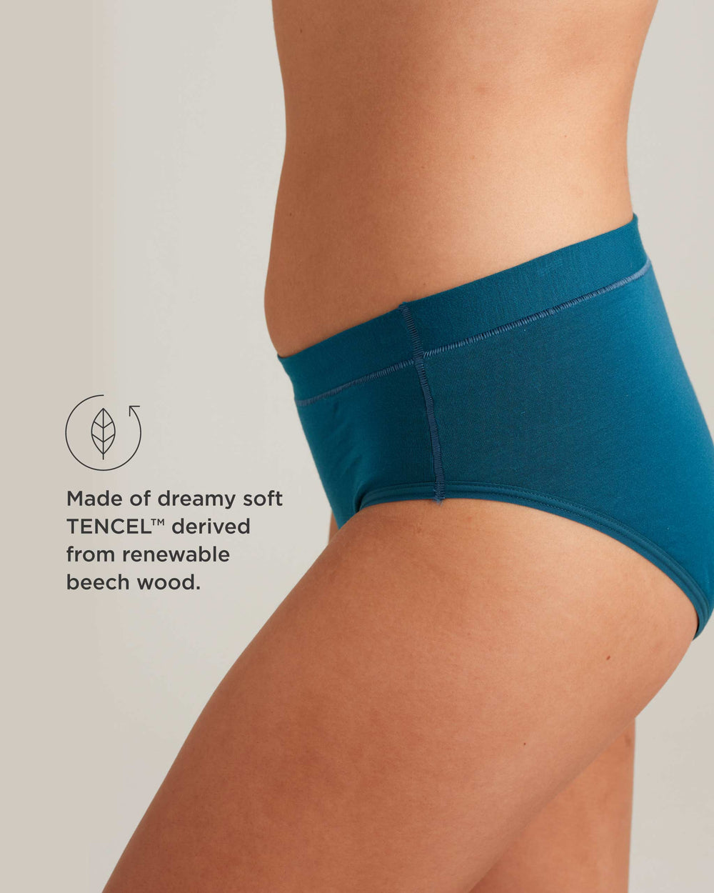 Leakproof Comfort Brief in black | Saalt