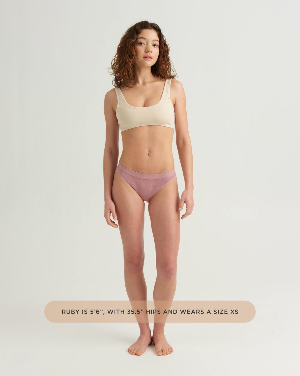 Leakproof Cotton Bikini in black | Saalt