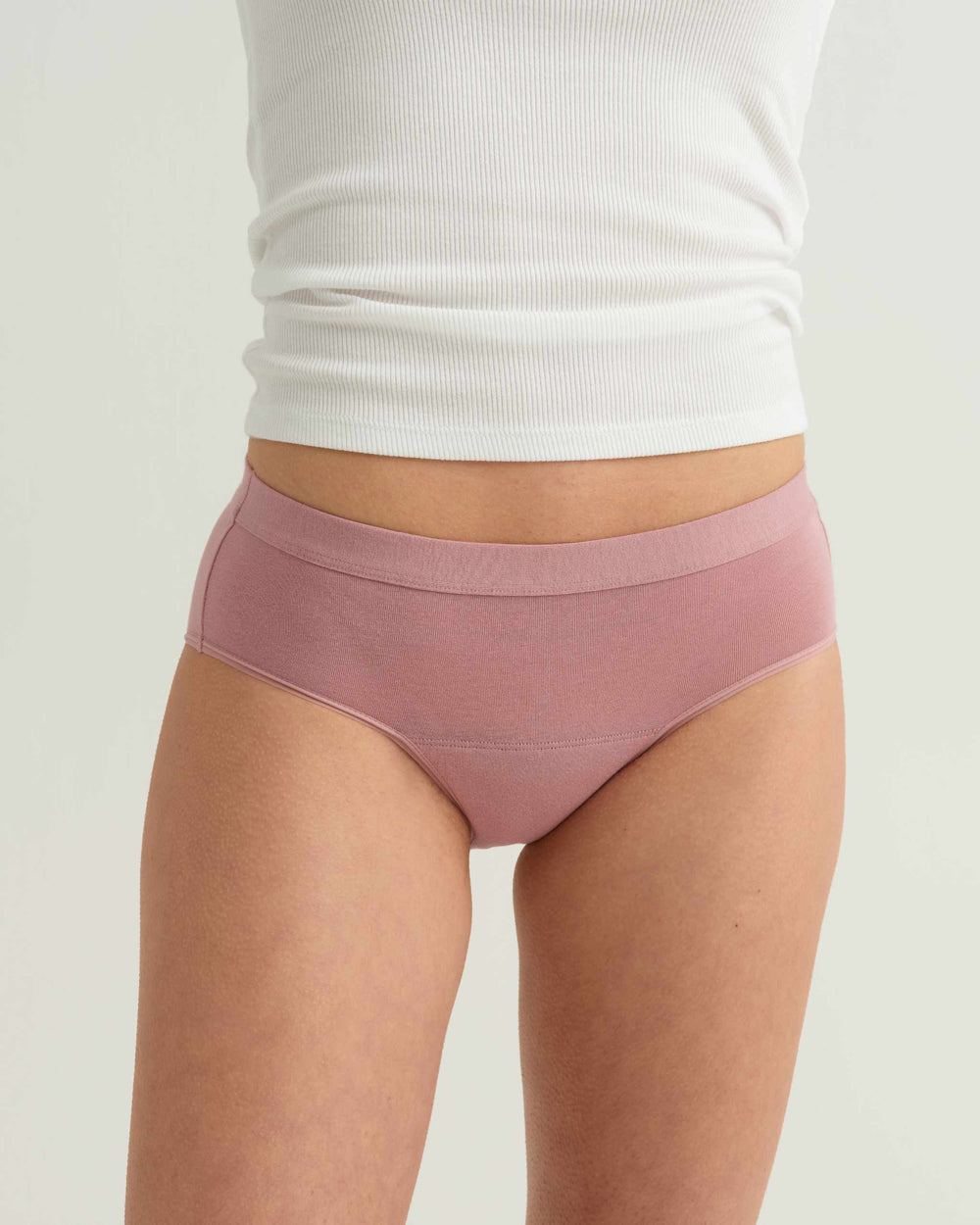 Leakproof Cotton Brief in beige | Saalt