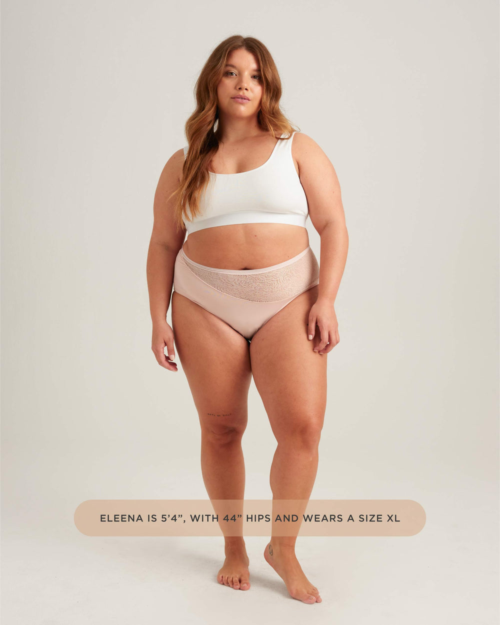 Leakproof Lace High Waist in black | Saalt