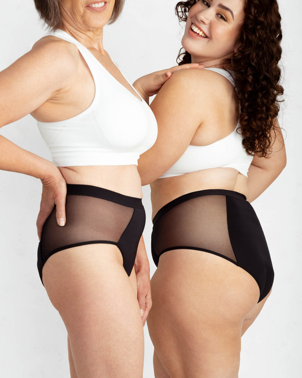 Leakproof French Cut High Waist in black | Saalt