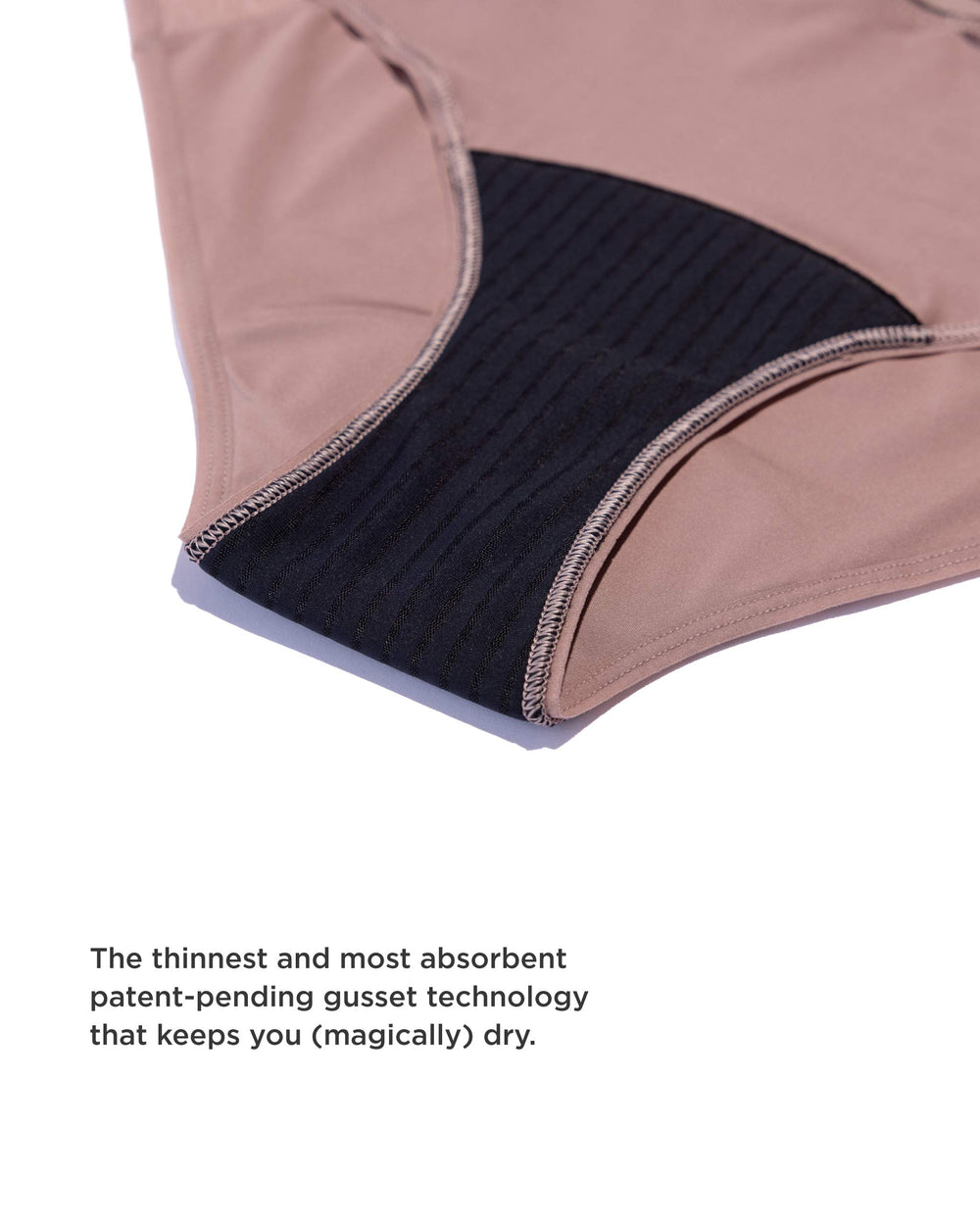 Leakproof Mesh Hipster in black | Saalt