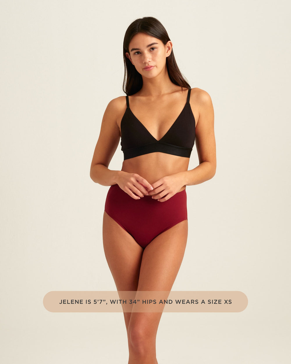 Leakproof Seamless High Waist in black | Saalt