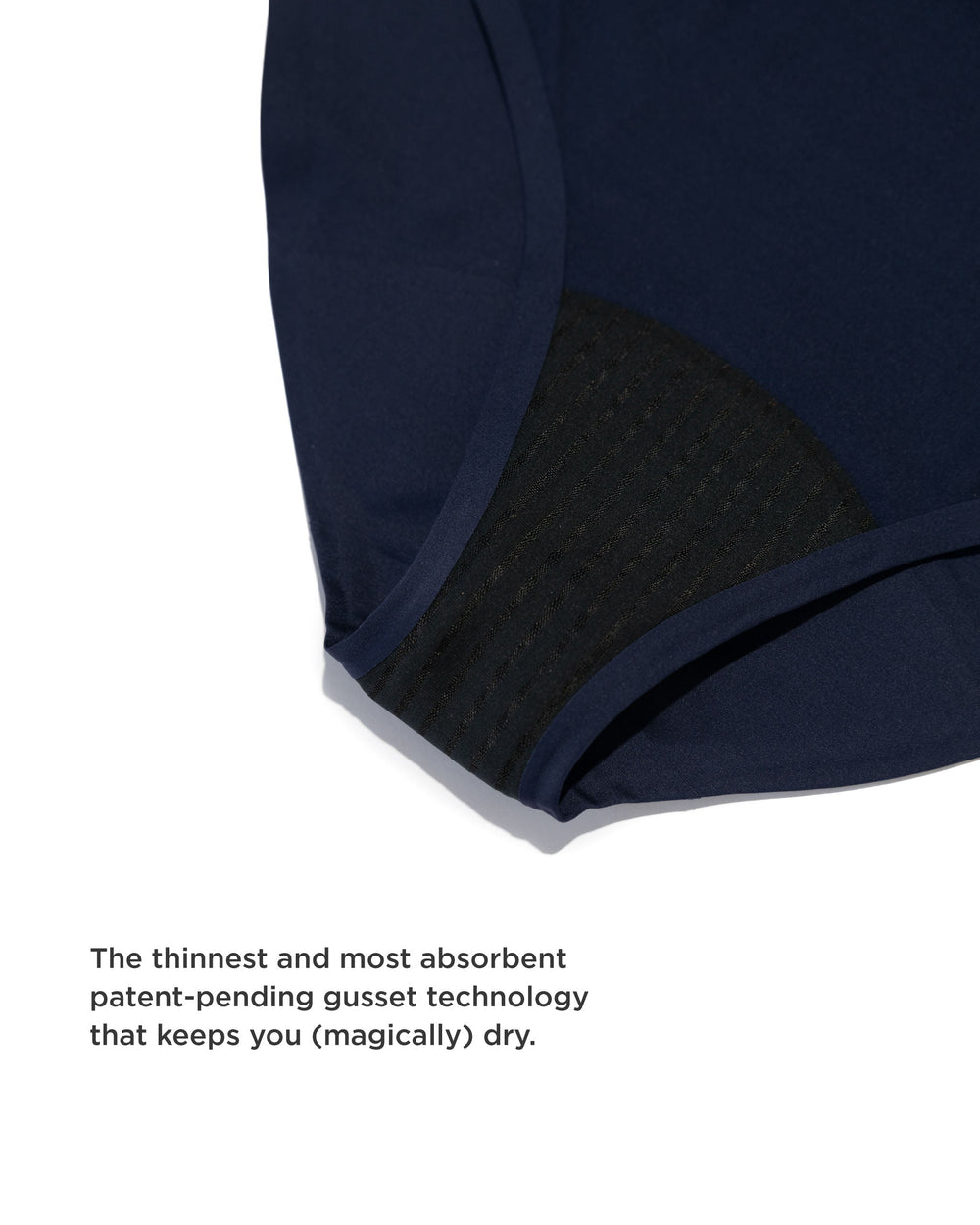 Leakproof Seamless High Waist in black | Saalt
