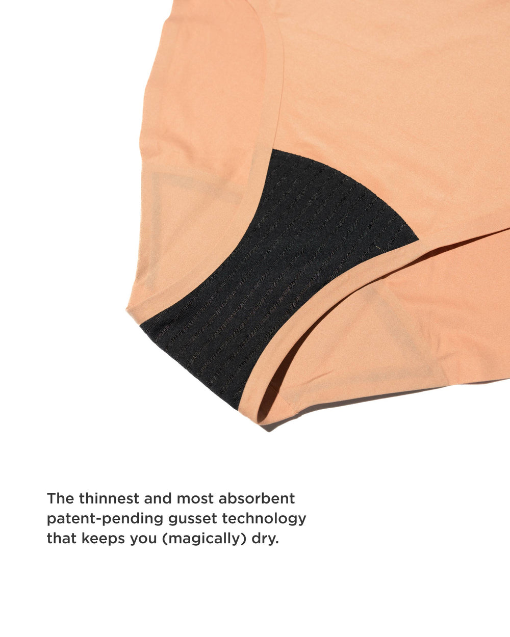 Leakproof Seamless High Waist in black | Saalt