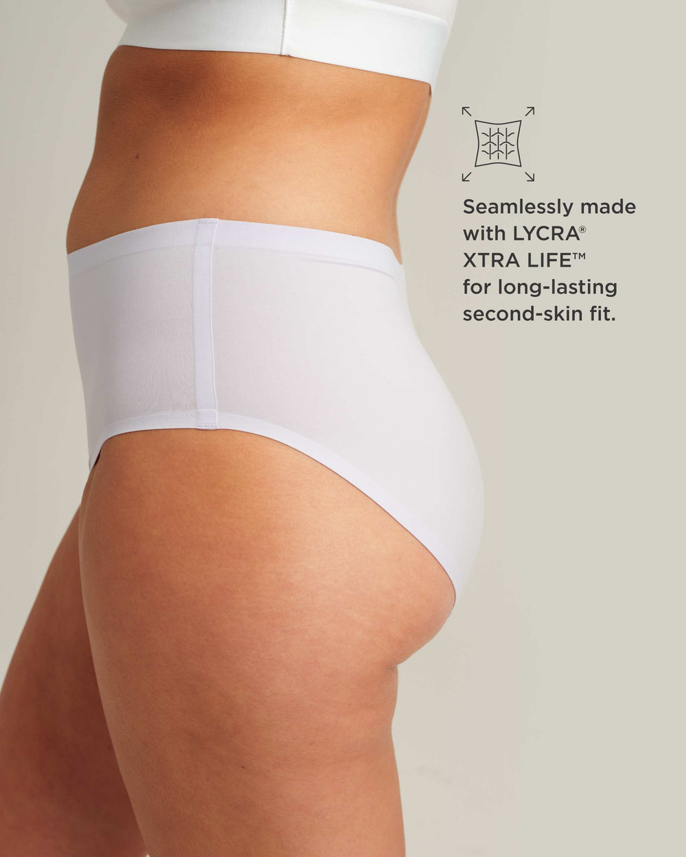 Leakproof Seamless High Waist in black | Saalt