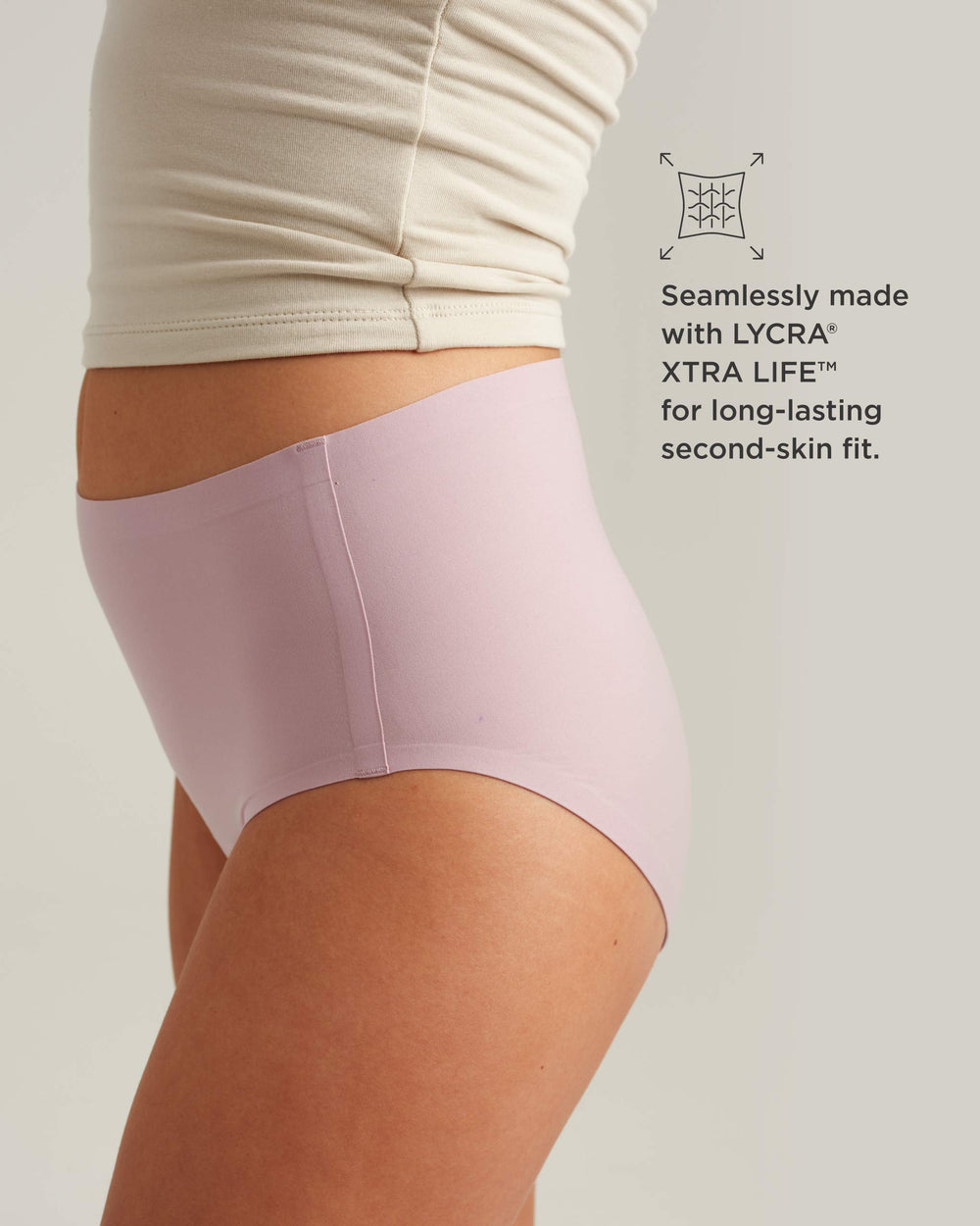 Leakproof Seamless High Waist in black | Saalt