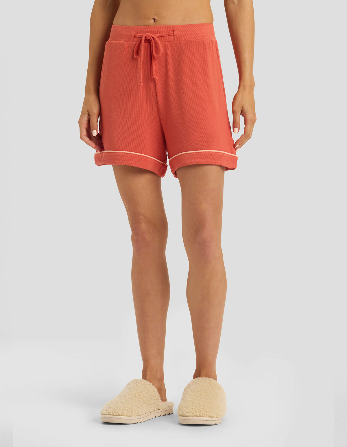 Women's Bamboo Rib-Knit Classic Pajama Short