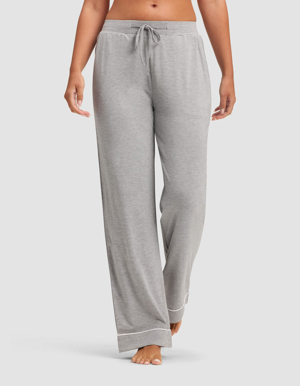 Women's Bamboo Stretch-Knit Pajama Pant - Petite in gray | Cozy Earth