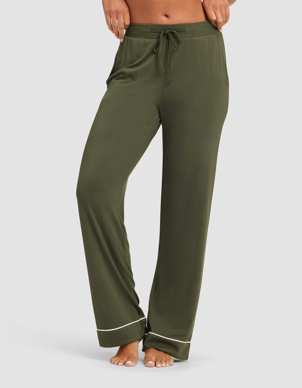 Women's Bamboo Stretch-Knit Pajama Pant (Collective) in pink | Cozy Earth