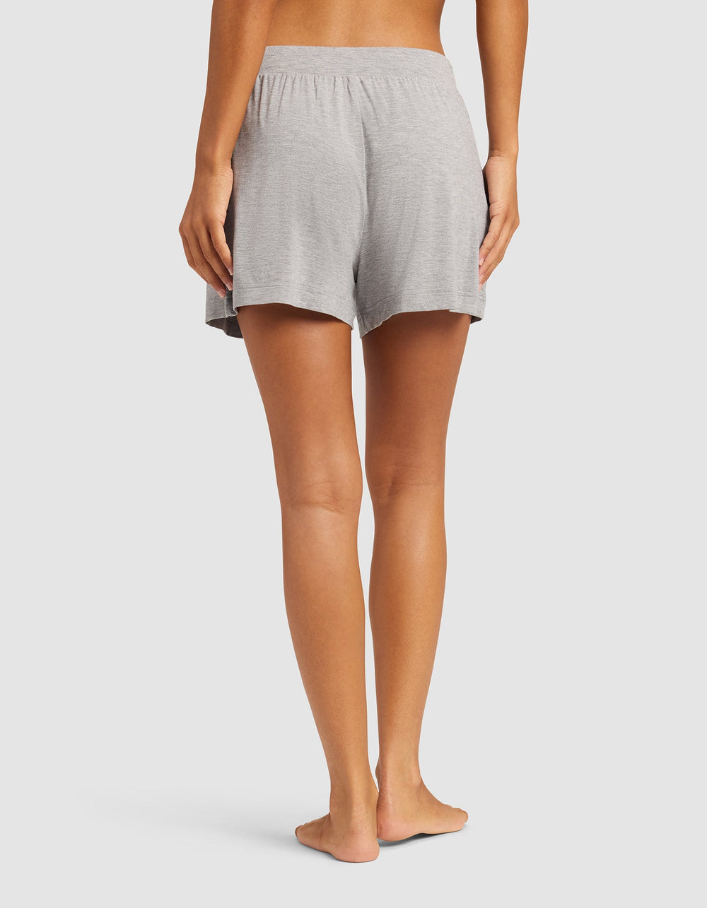 Women's Bamboo Stretch-Knit Shorts in pink | Cozy Earth