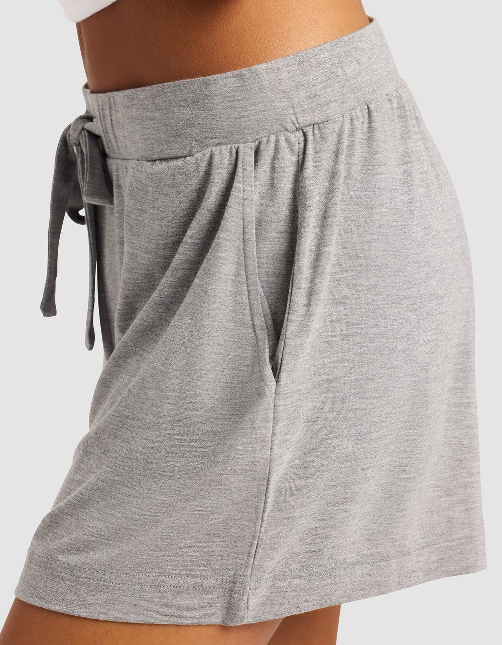 Women's Bamboo Stretch-Knit Shorts in pink | Cozy Earth